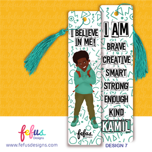 Personalised Boys Bookmark by Fefus Designs