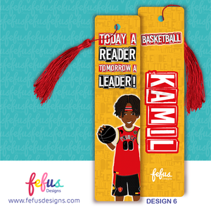 Personalised Boys Bookmark by Fefus Designs