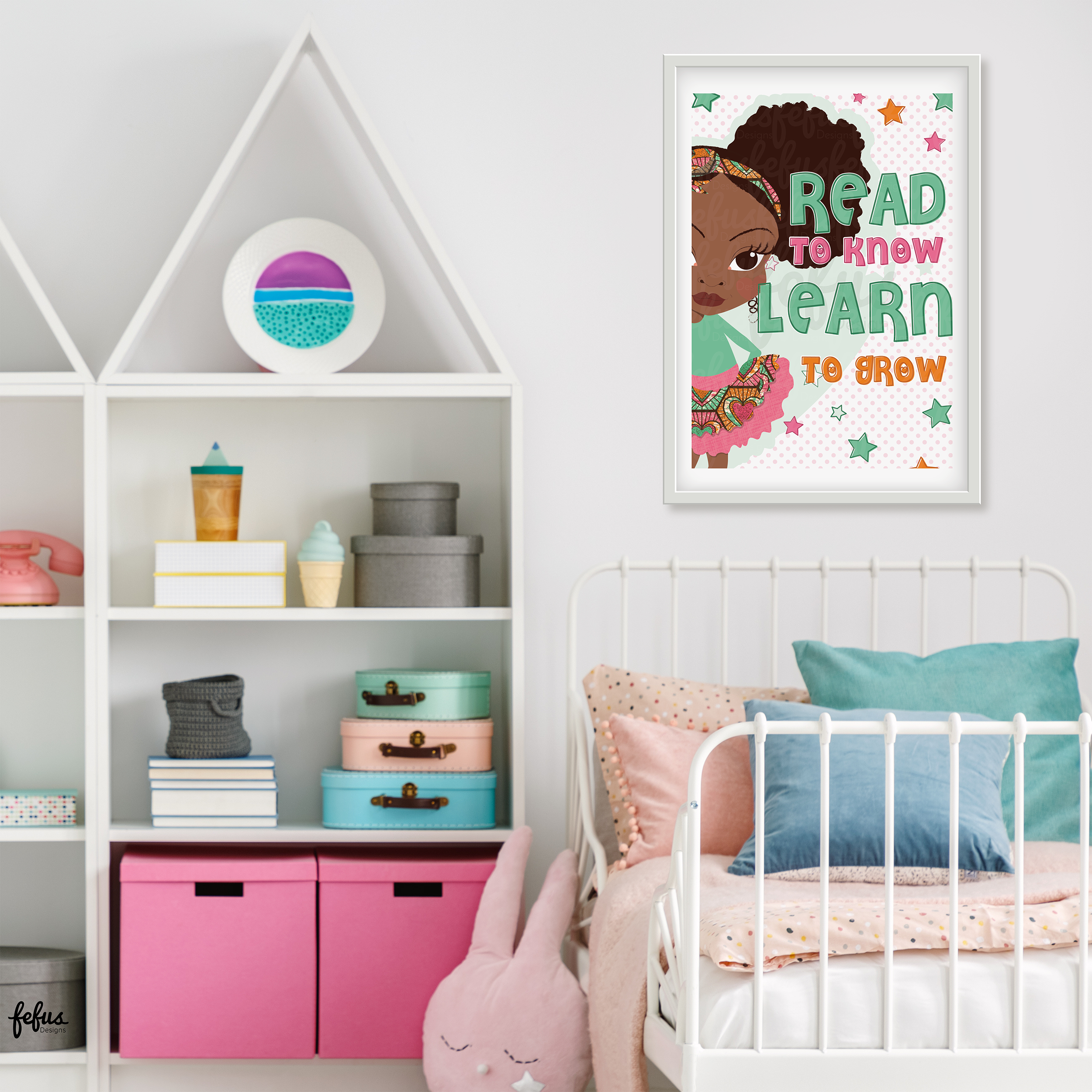 Deja - Power Puff Girl - Read To Know Wall | Fefus Designs