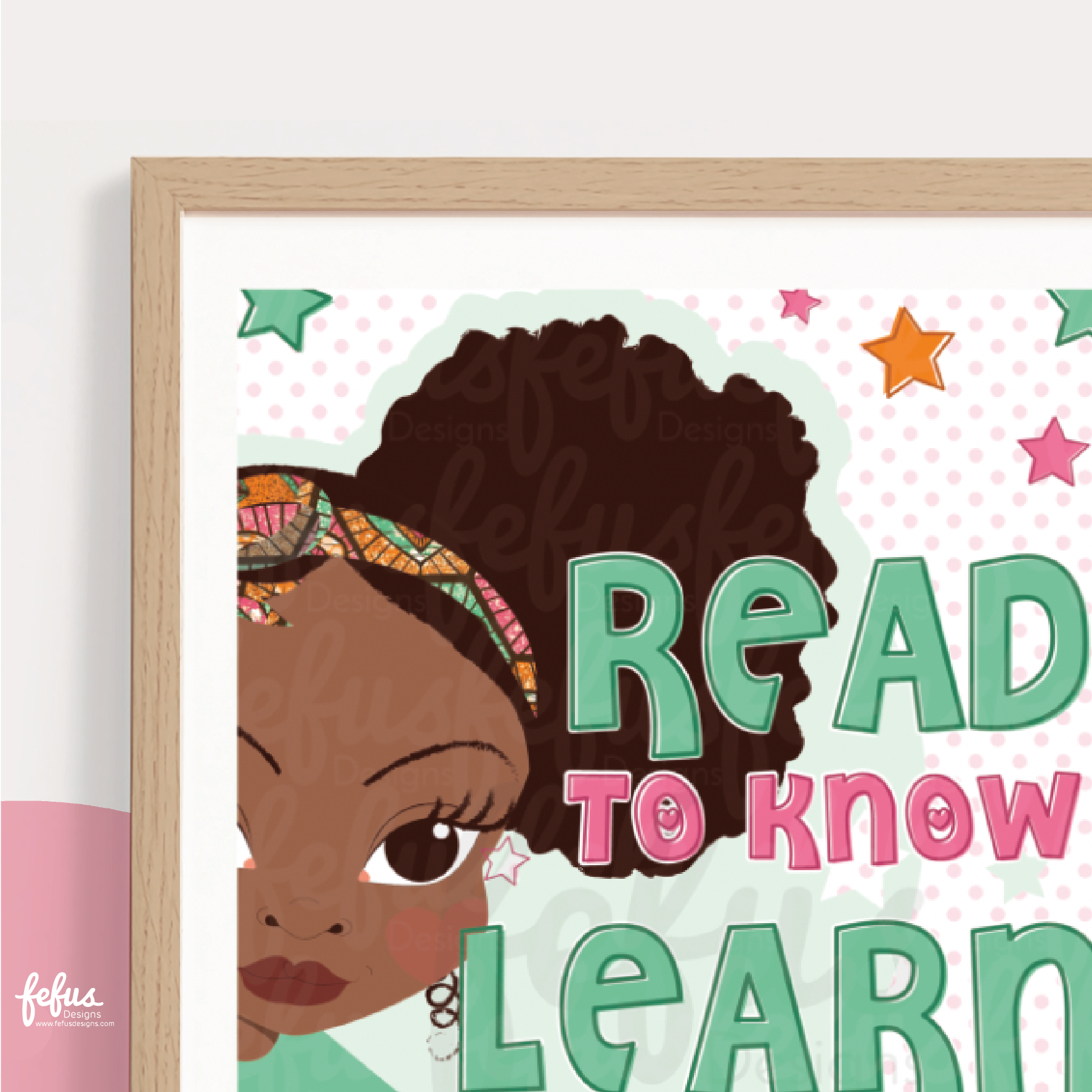 Deja - Power Puff Girl - Read To Know Wall | Fefus Designs