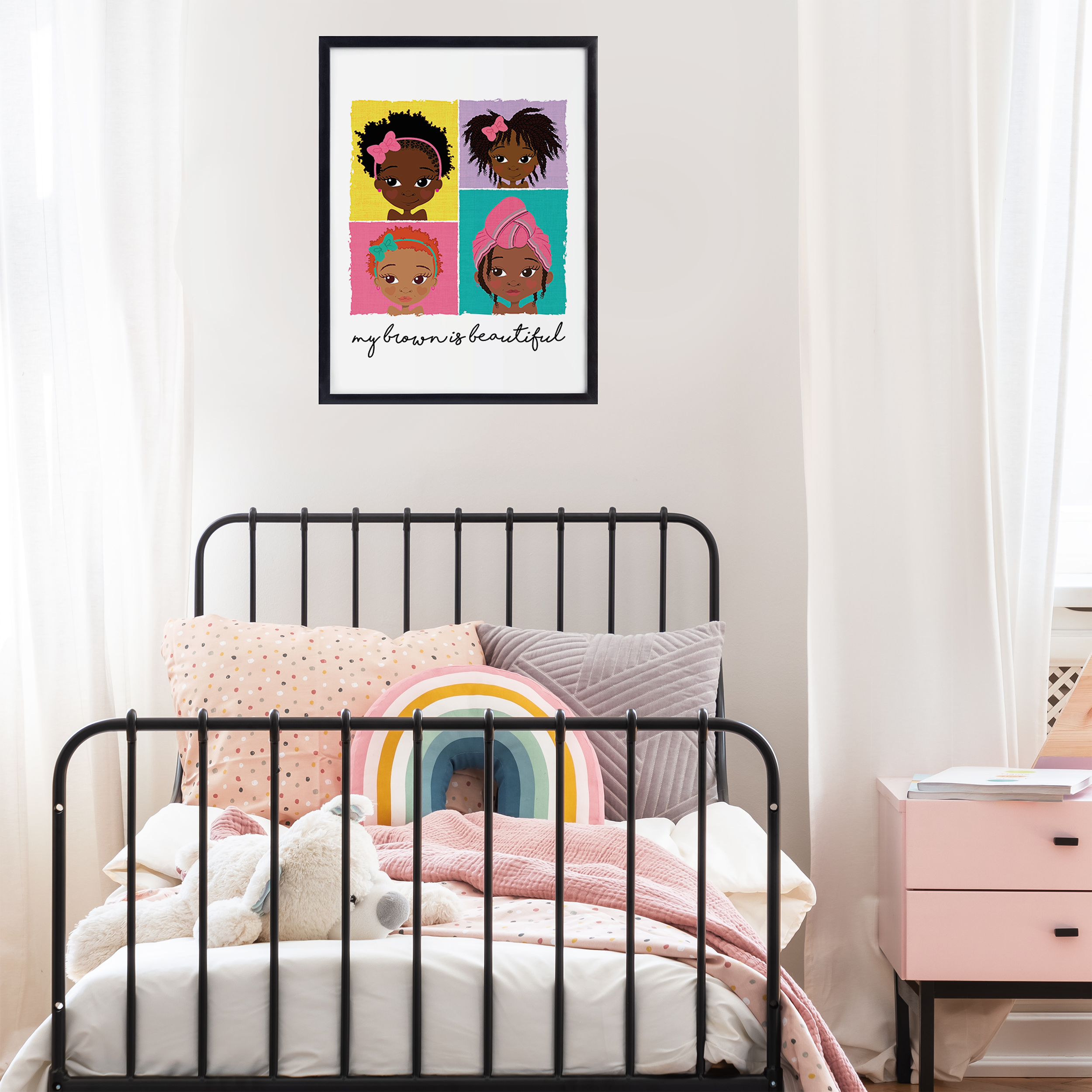My Brown is Beautiful Wall Art | Fefus Designs