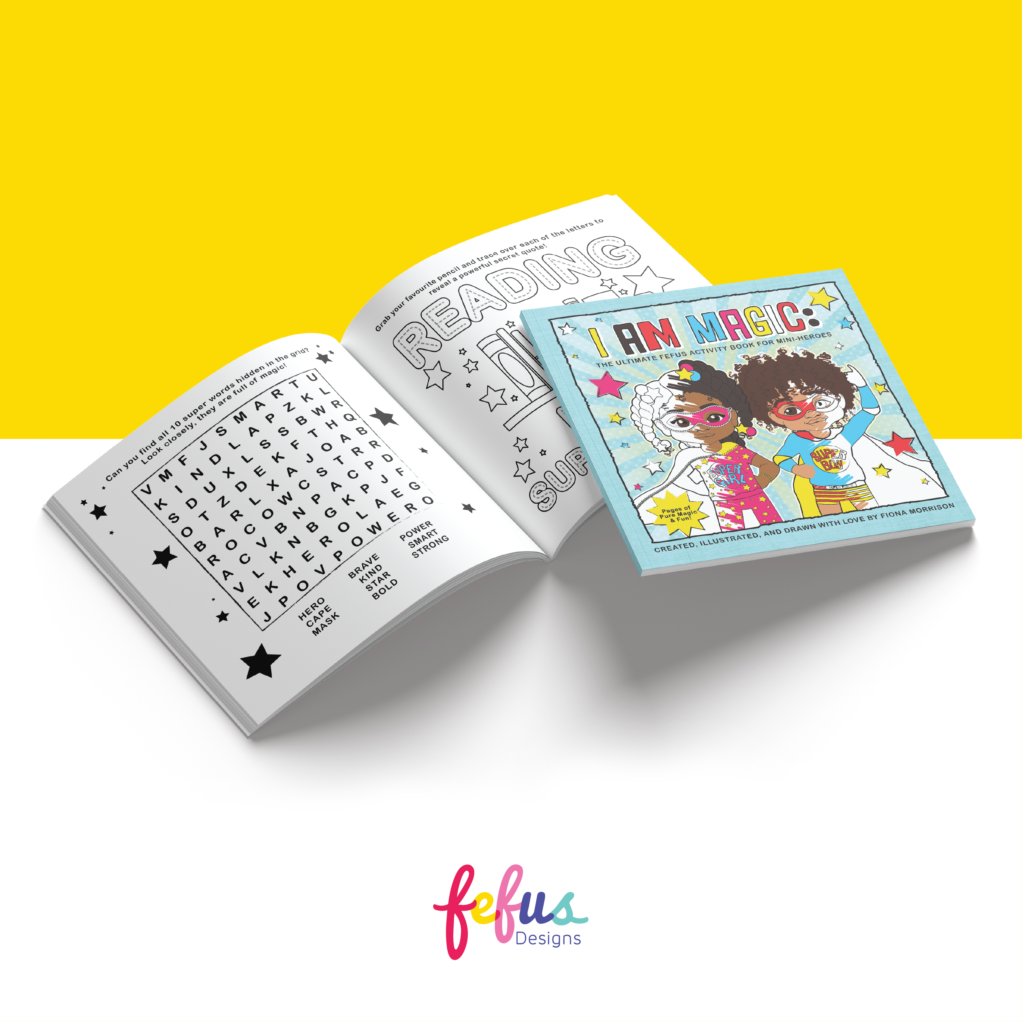 Superhero Colouring & Activity Book | The Main Character Collection