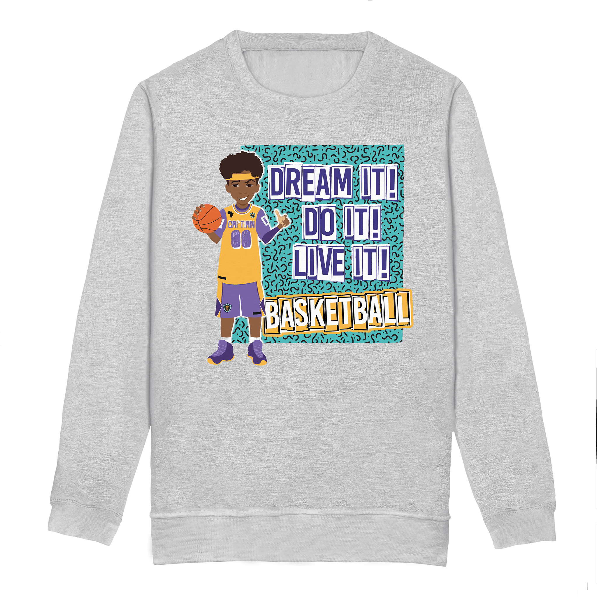 Khaleeq - BASKETBALLER BOYS Sweatshirt | Fefus Designs