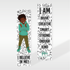 Jamal - Boys I Believe in me - Black kids Bookmarks | Fefus designs