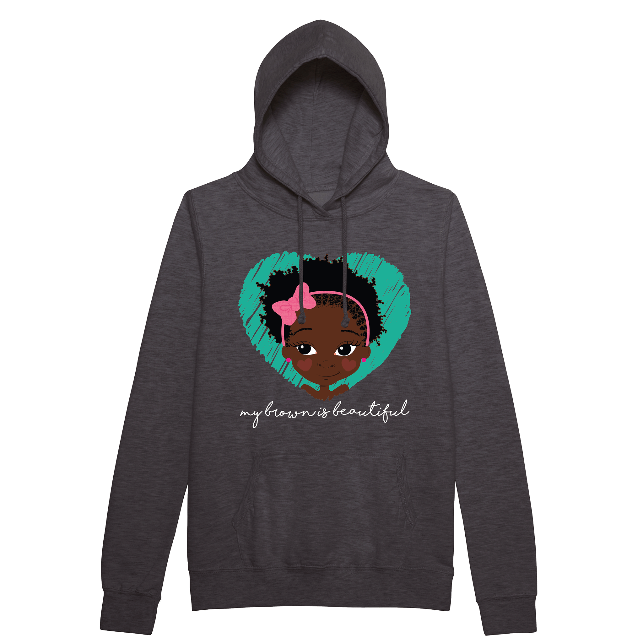 My Brown is Puff Adults Hoodie | Fefus Designs
