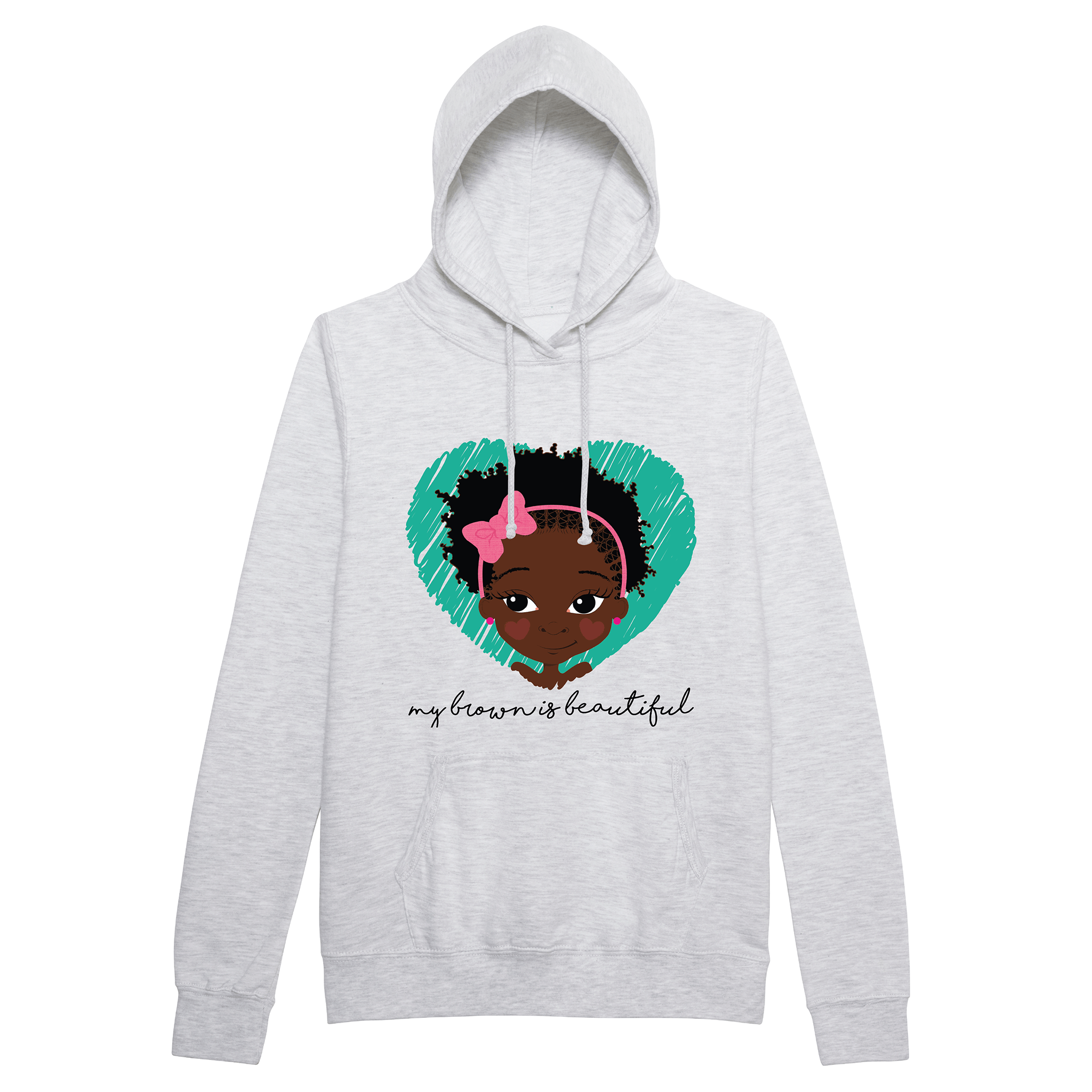 My Brown is Puff Adults Hoodie | Fefus Designs