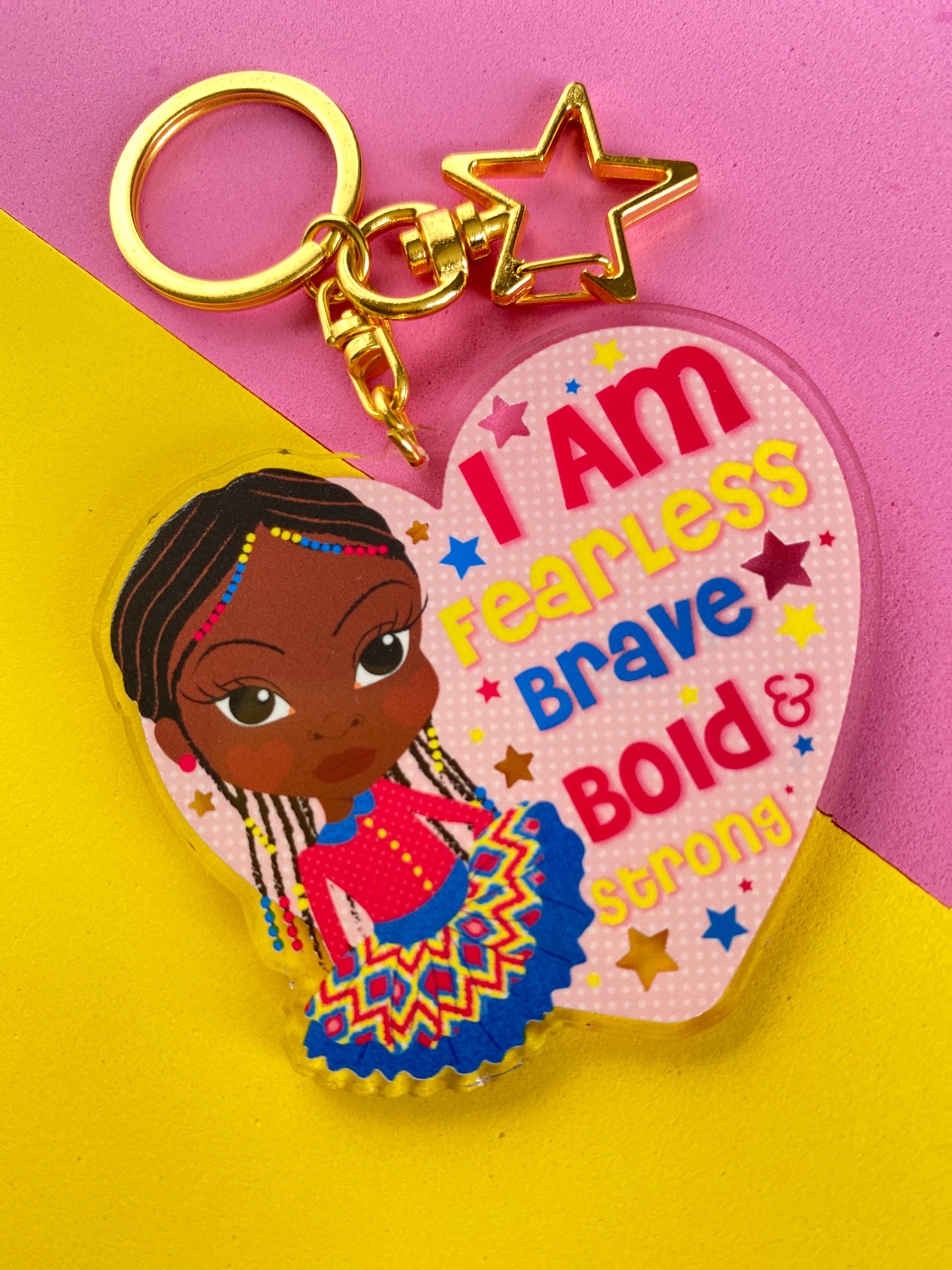 I Am Affirmation - Keyring/ Bag Charm | Fefus Designs