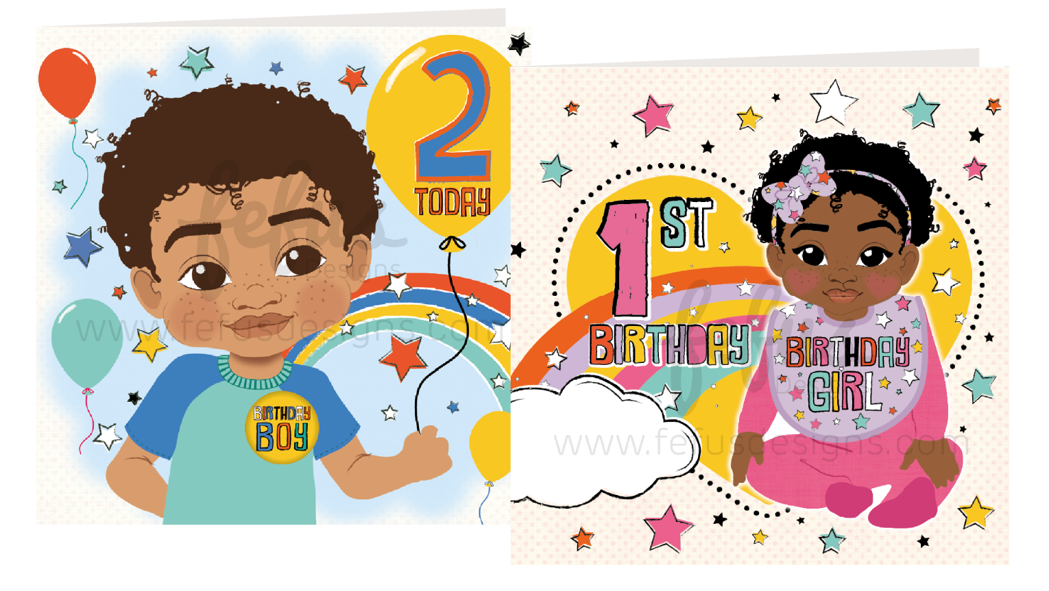 Special Age Birthday Cards for Kids
