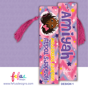 Personalised Girls Bookmark by Fefus Designs