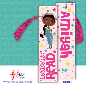 Personalised Girls Bookmark by Fefus Designs