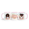 Melanin Fairy Girl Magic Ceramic Mug | Empowering Girls Gift | FEFUS DESIGNS