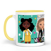 Melanin Girl Magic Ceramic Mug | Empowering Girls Gift | Girls Birthday & Christmas Present