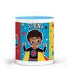 Melanin Boy Magic Mug | Superhero Gift for Boys | Unique Birthday & Christmas Gift | Fefus Designs
