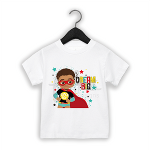 Mixed Race Superhero Boys T-shirt - FDB54/6 | Fefus Designs