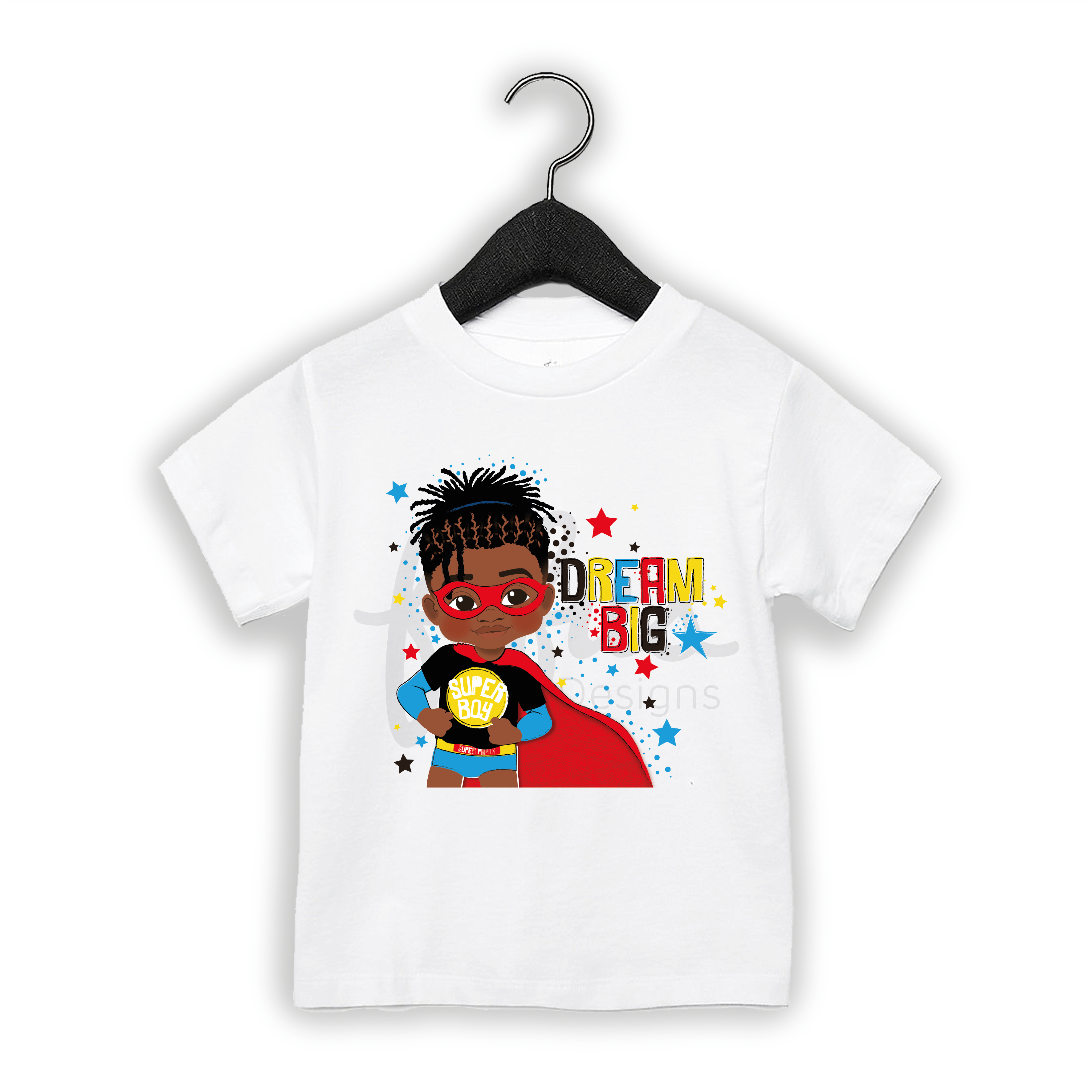 Rasta Superhero Boys T-shirt - FDB52/7 | Fefus Designs