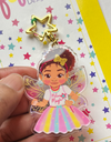 Mixed Race  Fairy Magic Keyring – Empowering Kids with Joyful Diversity! Perfect Bag Charm Gift | Fefus Designs