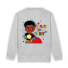 Elevate your little hero's style with our Black and Brown Boys Superhero Sweatshirt! Vibrant and exclusive, this statement piece celebrates diversity with hand-drawn artwork. Perfect for all occasions, this sweatshirt sparks creativity and confidence. Join the movement; order now and empower your little king to shine with pride! 🌈👑✨