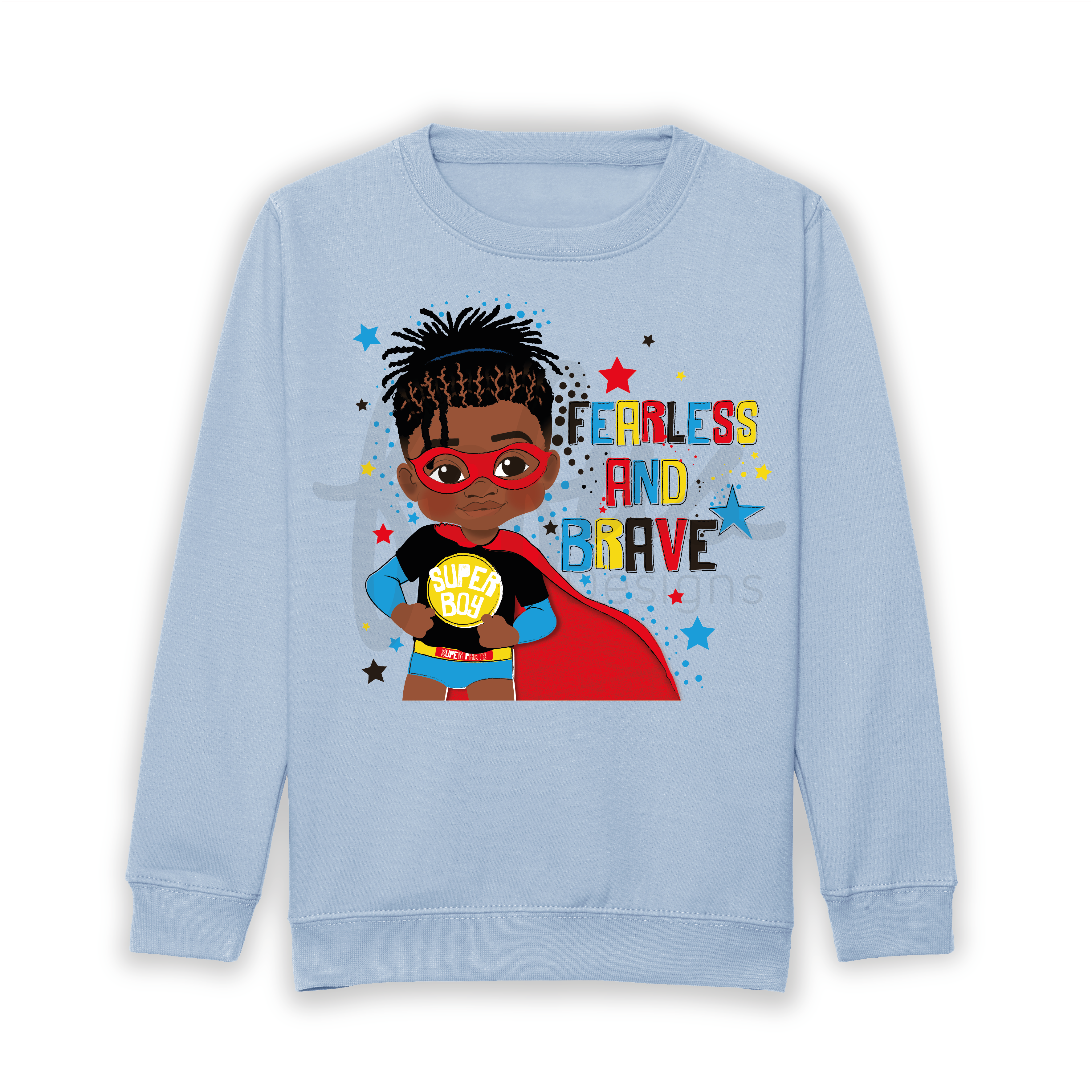 Elevate your little hero's style with our Rasta Superhero Black and Brown Boys Sweatshirt! A vibrant and exclusive statement piece celebrating diversity, featuring hand-drawn Rasta-inspired artwork. Perfect for all occasions, this sweatshirt sparks creativity and confidence. Join the movement; order now and empower your little king to shine with pride! 🌈👑✨