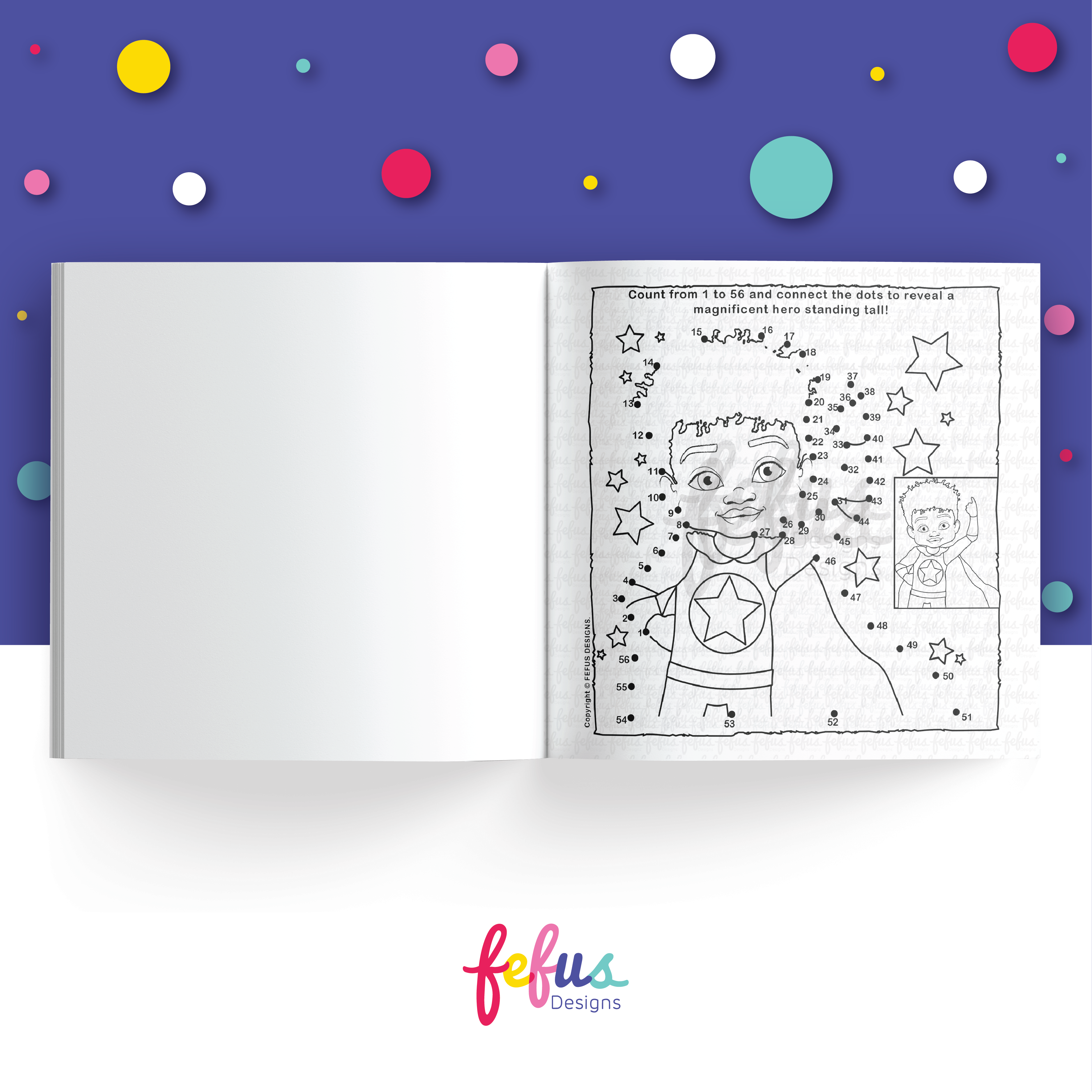 Superhero Colouring & Activity Book | The Main Character Collection