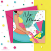 New Mama Greetings Card for Diverse Parents-to-Be | Congratulations & Encouragement Card"