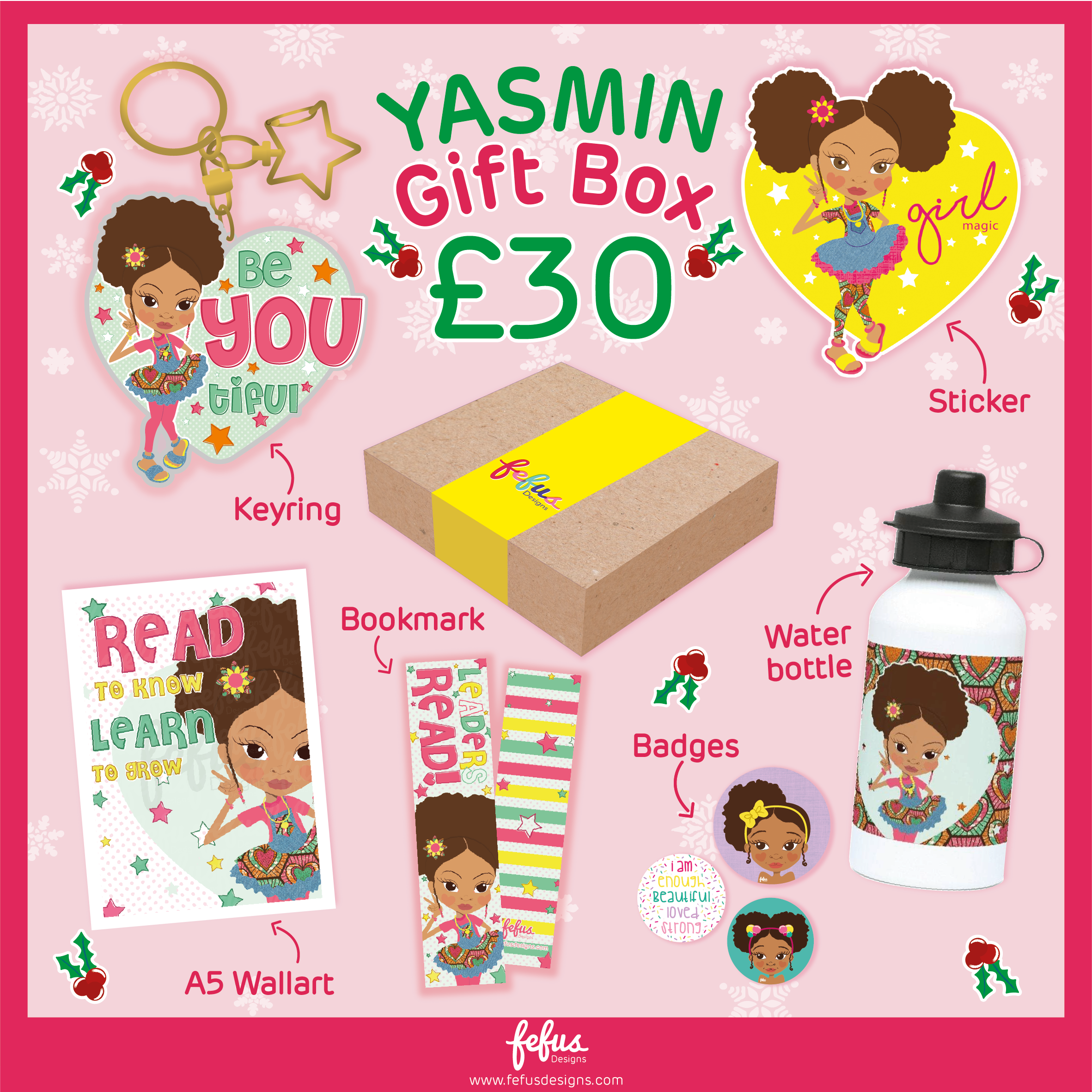 Yasmin - Christmas box | Fefus Designs