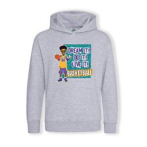 Khaleeq - BASKETBALLER BOYS HOODIE | Fefus Designs