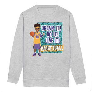 Khaleeq - BASKETBALLER BOYS Sweatshirt | Fefus Designs