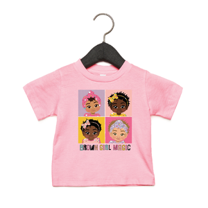 Brown Girl Magic Baby T-shirt - FDG30 | Fefus Designs