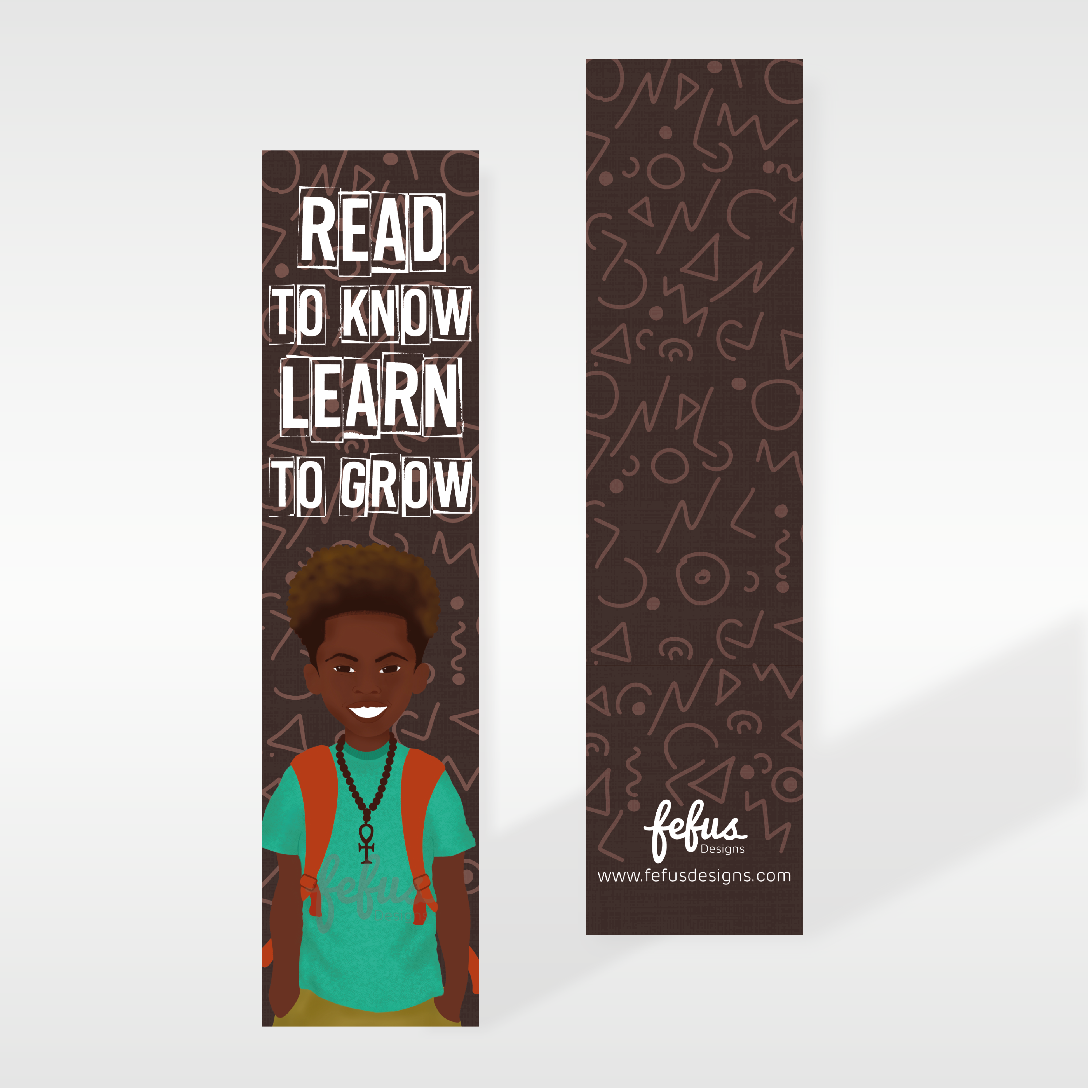 Jamir - Read To Know Learn To Grow - Multicultural Kids Bookmarks | Fefus designs