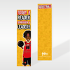 Load image into Gallery viewer, Amir - Football Today A Reader - Black Boys Bookmarks | Fefus designs