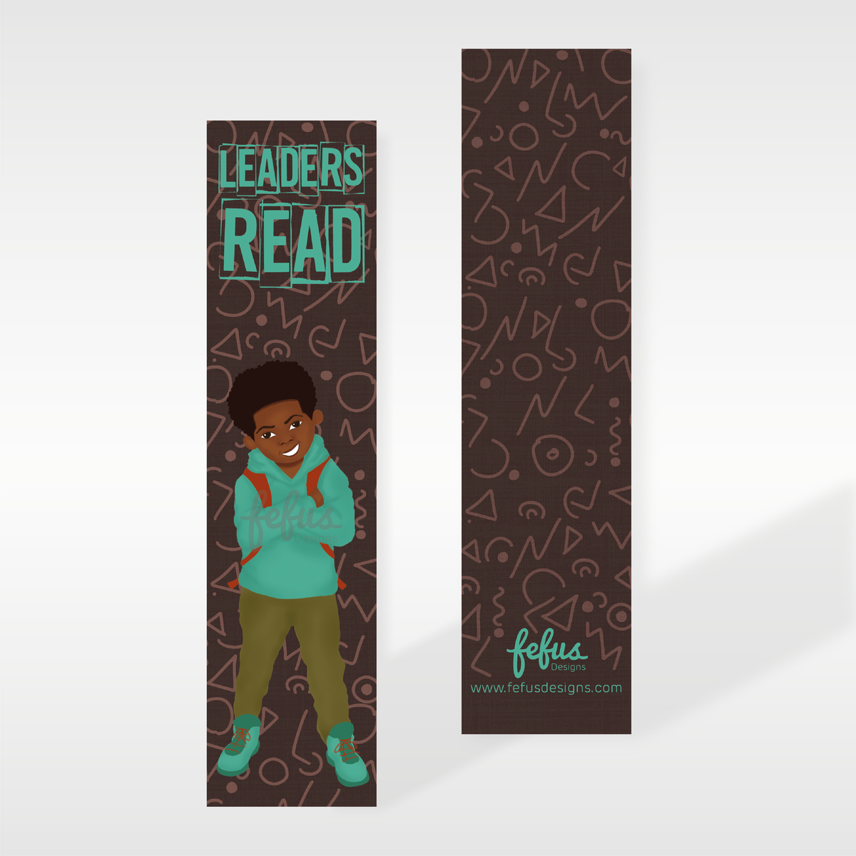 Jamal - Leaders Read - Black Boys Bookmarks | Fefus designs
