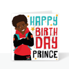Jamal - Happy Birthday Prince - Black Boy Birthday Card | Fefus designs