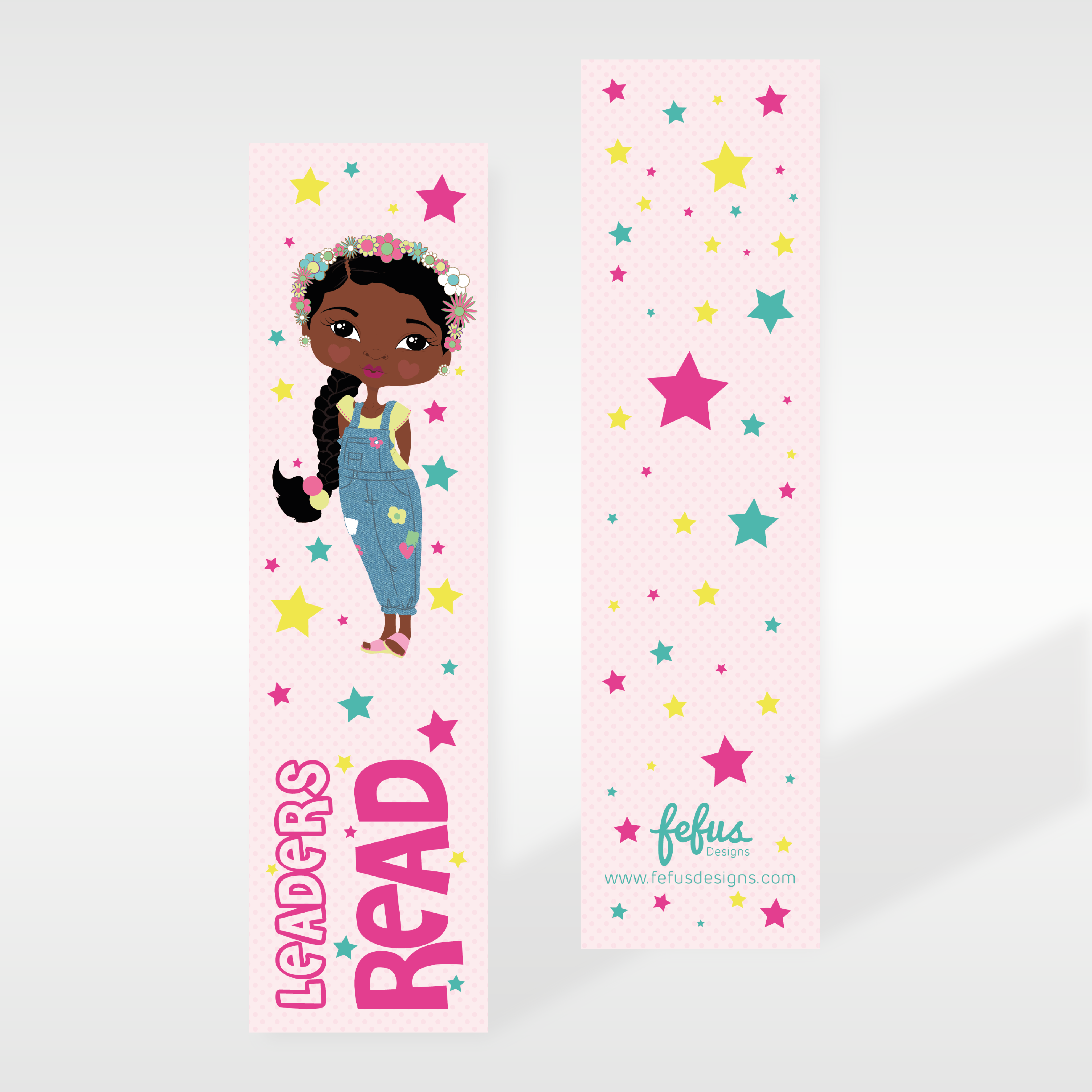 Yiesha - Leader Read - Black Girls Bookmarks | Fefus designs