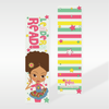 Yasmin - Girls Leaders Read - Multicultural Kids Bookmarks | Fefus designs