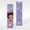 Amali - Football Girl - Mixed Race kids Bookmarks | Fefus designs