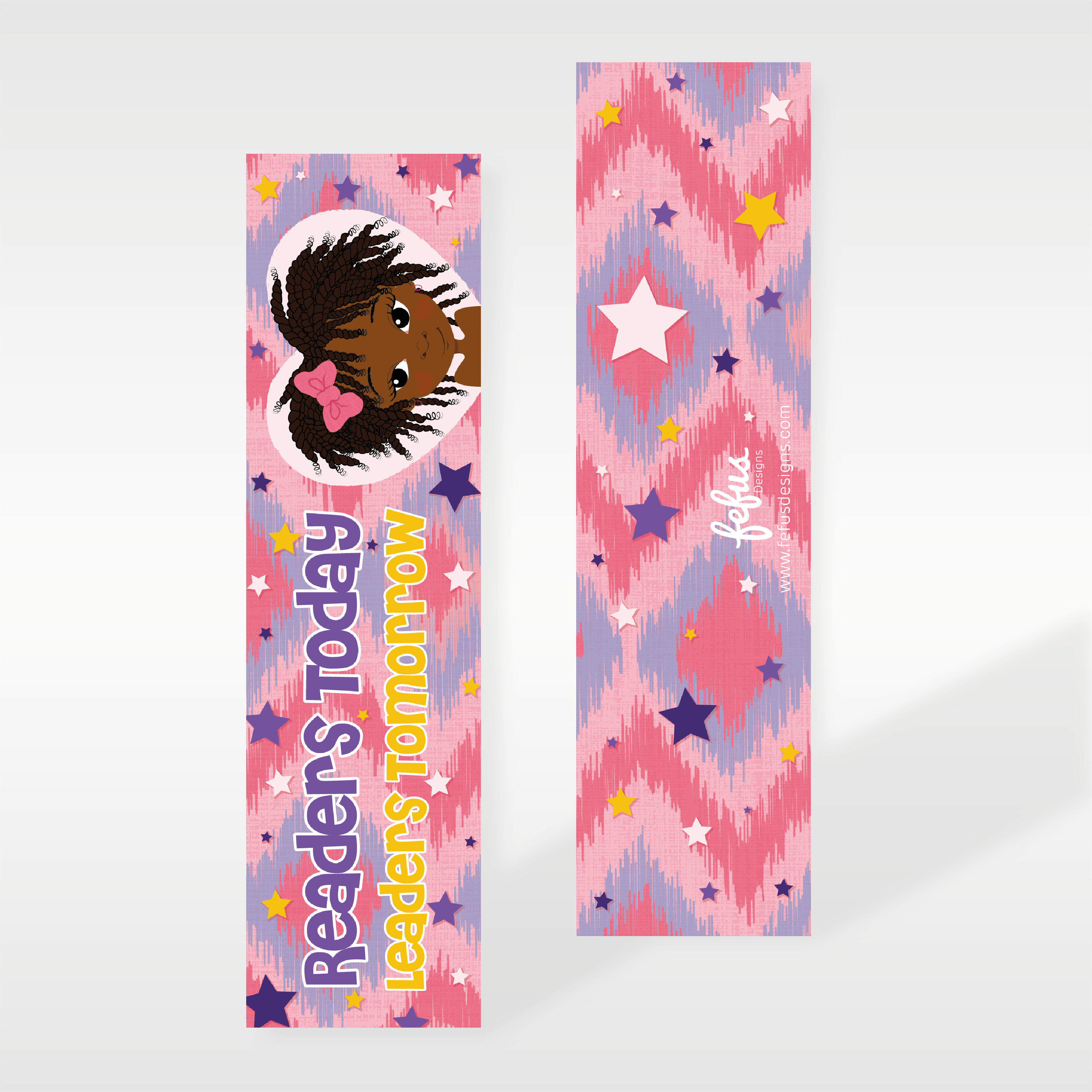 Zehra - Readers today... - Black Girls Bookmarks | Fefus designs