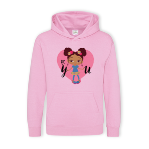 Little Fashionista Puff Girls Hoodie | Fefus Designs