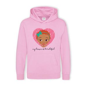 My Brown Is Ginger Girl Hoodie | Fefus Designs