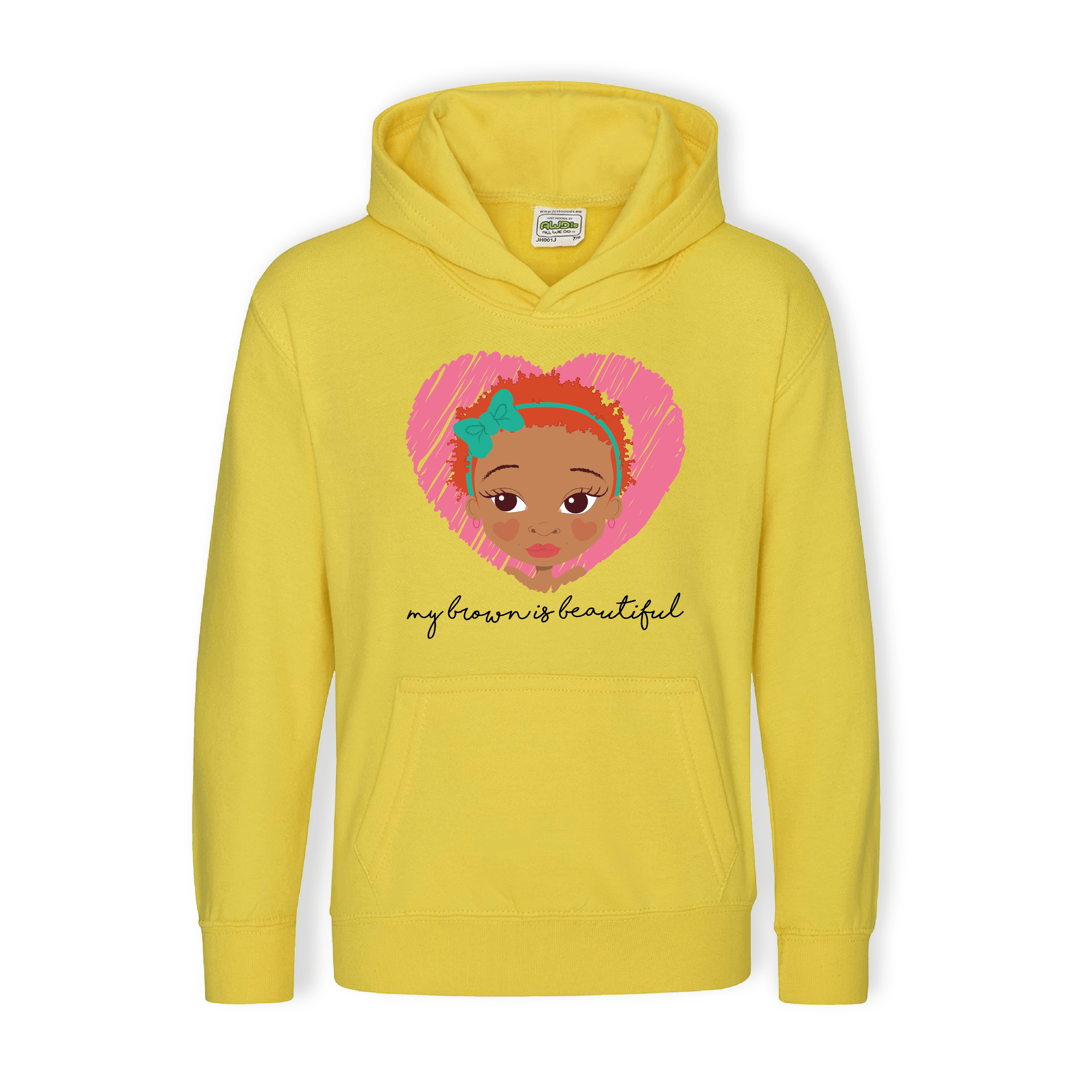 My Brown Is Ginger Girl Hoodie | Fefus Designs