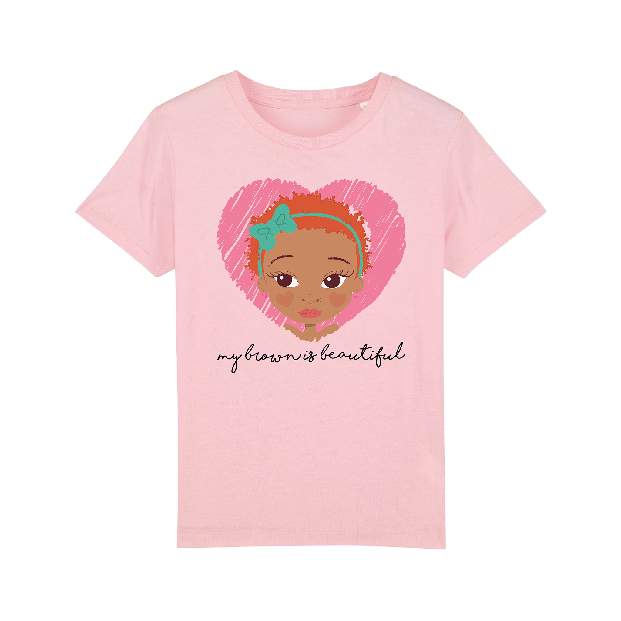 MY BROWN IS GINGER GIRLS TEE | Fefus Designs