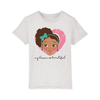 Load image into Gallery viewer, MY BROWN IS SIDE PONY GIRLS TEE | Fefus Designs