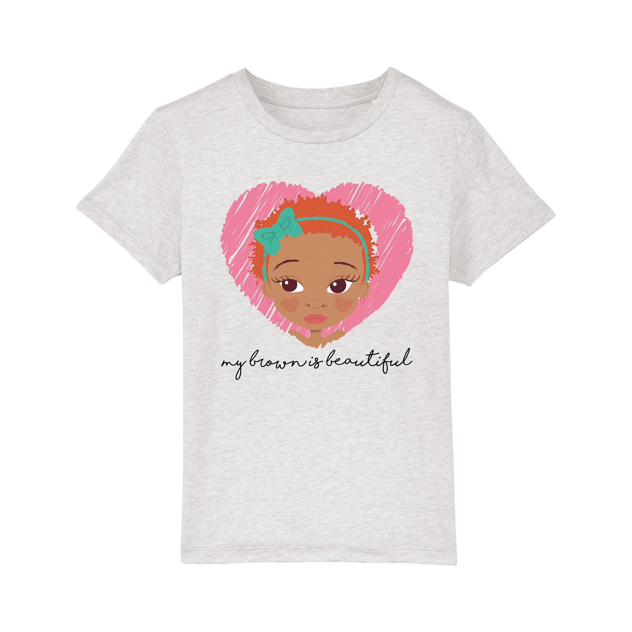 MY BROWN IS GINGER GIRLS TEE | Fefus Designs