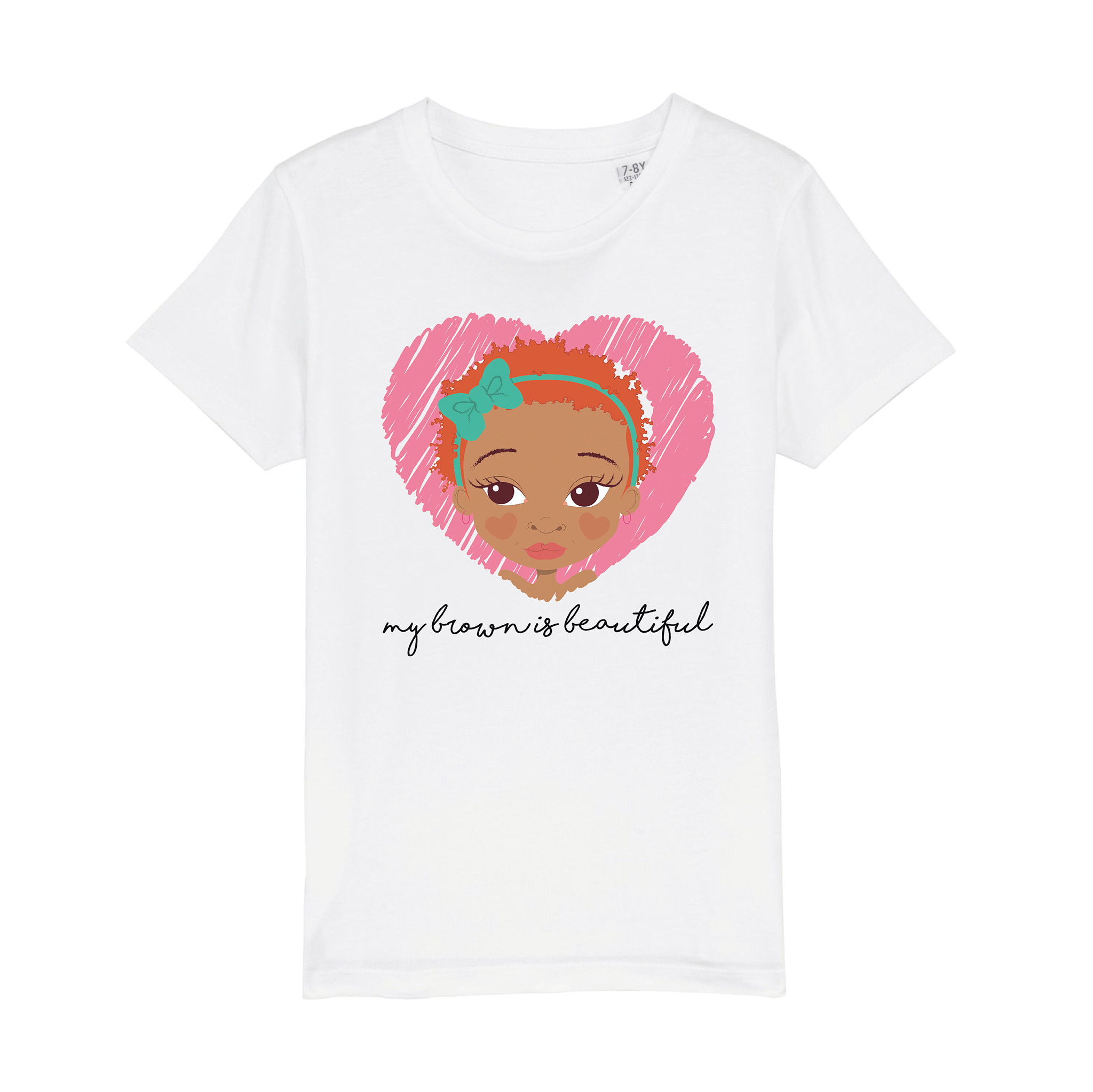 MY BROWN IS GINGER GIRLS TEE | Fefus Designs