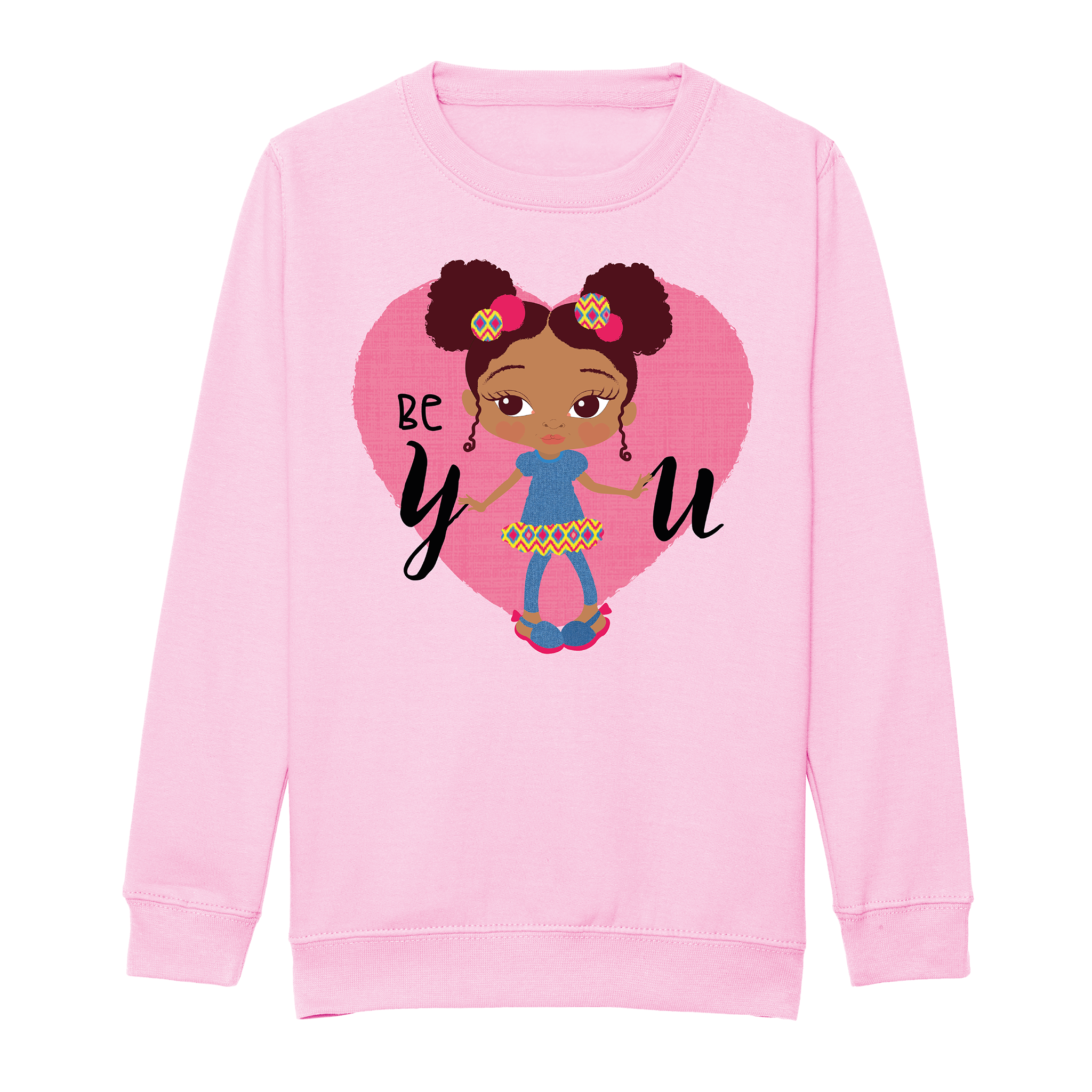 Little Fashionista Puff Girls Sweatshirt | Fefus Designs