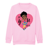 Fashionista Puff Girls Sweatshirt | Fefus Designs