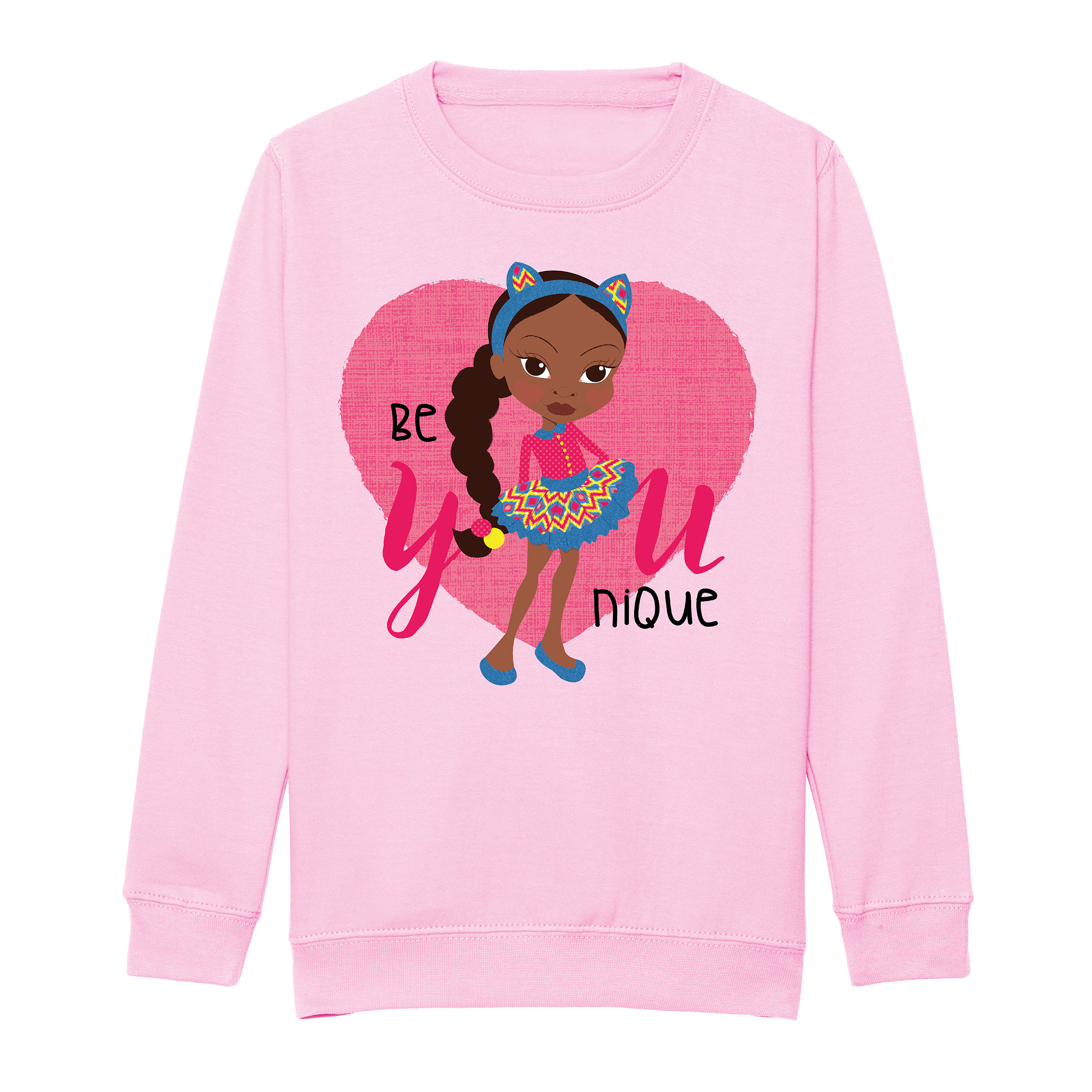 Fashionista Girls Sweatshirt | Fefus Designs