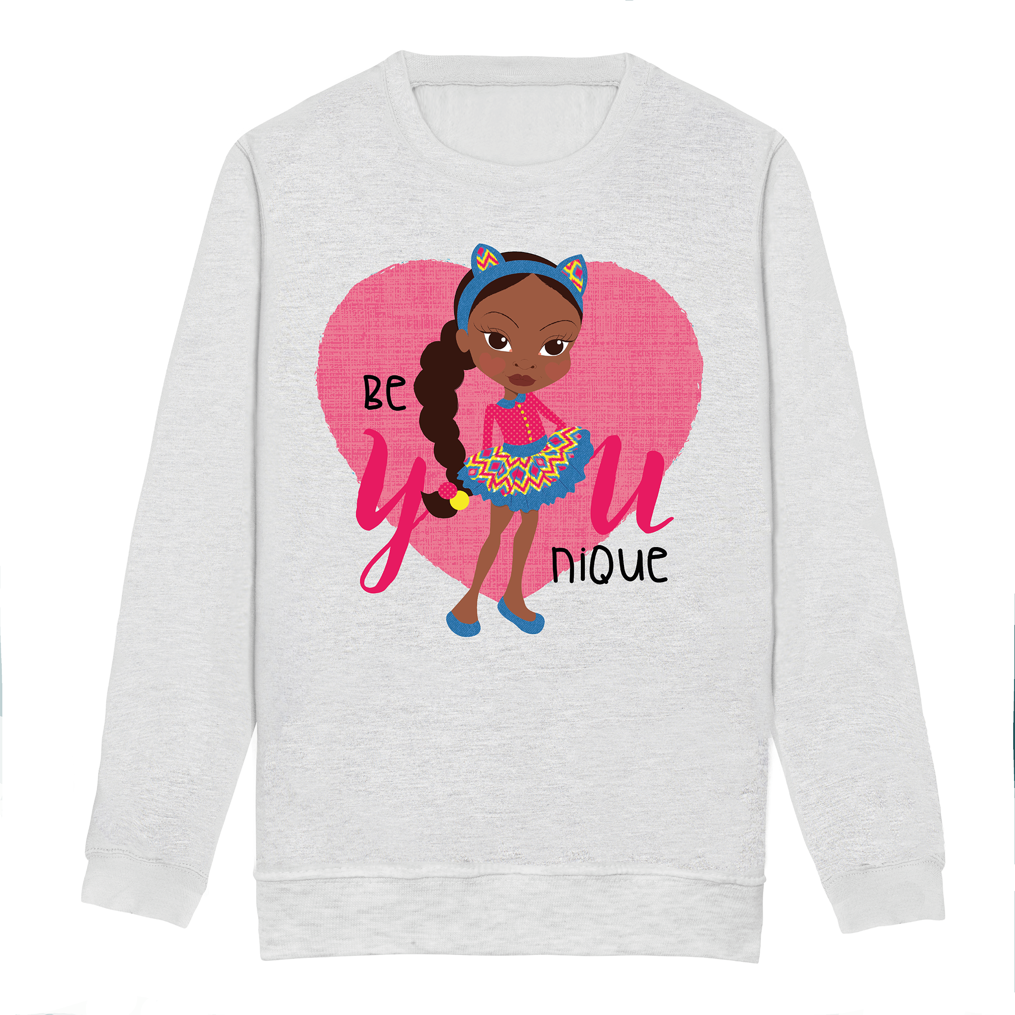 Fashionista Girls Sweatshirt | Fefus Designs