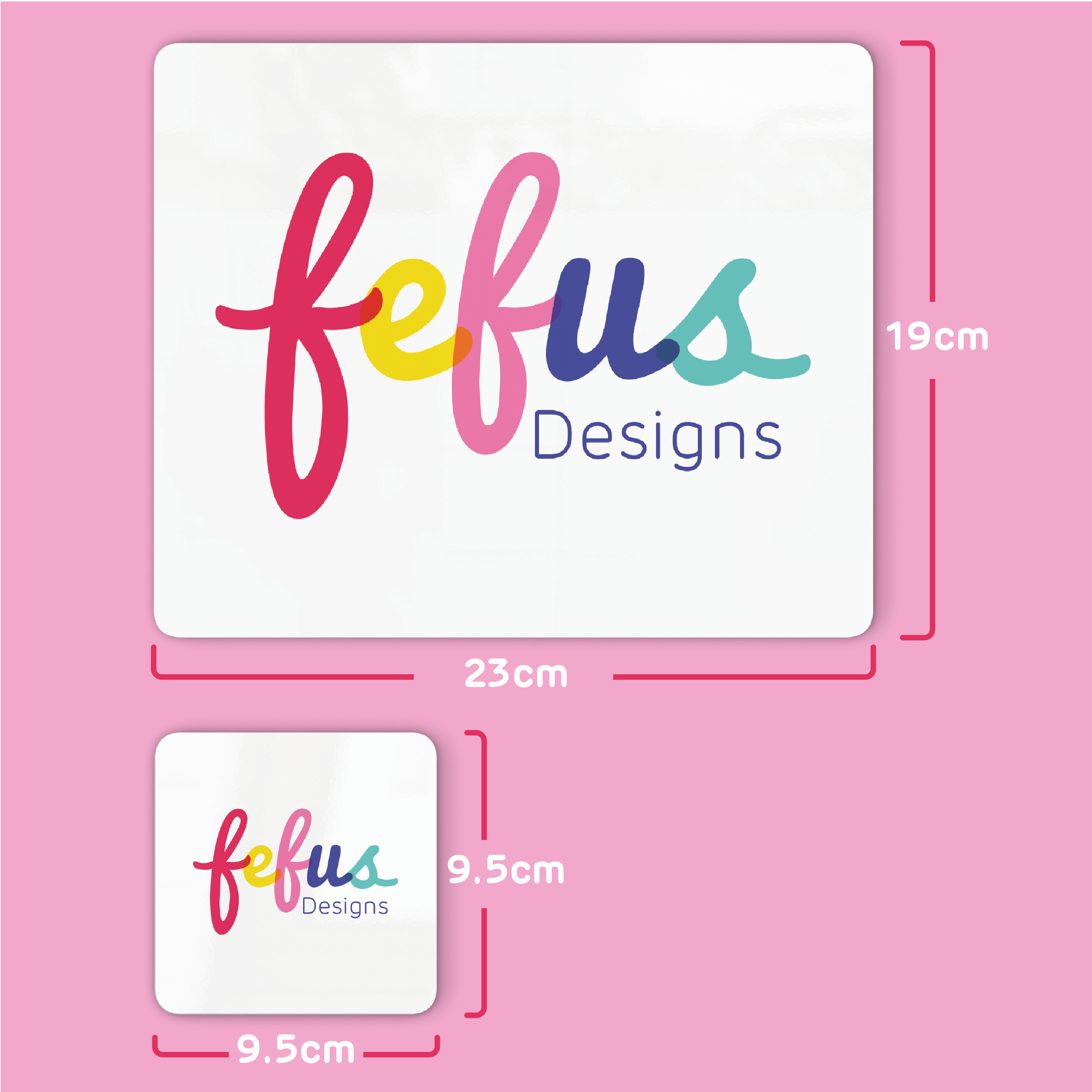 Personalised Black Fairy Girl Placement & Coaster Set