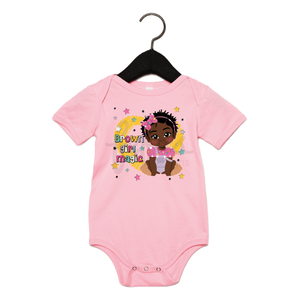 Black Girl Magic Baby Bodysuit - FDG32 | Fefus Designs