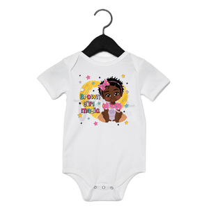 Black Girl Magic Baby Bodysuit - FDG32 | Fefus Designs